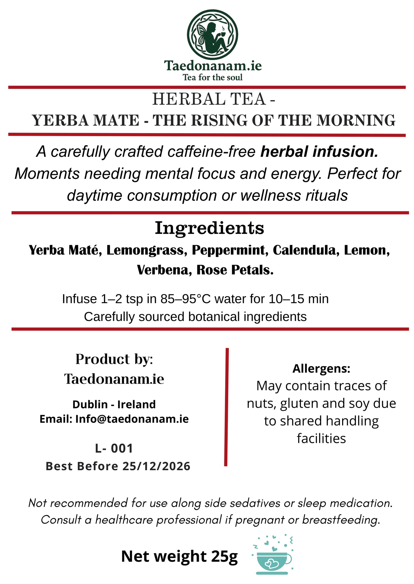 Morning Rise Maté – Natural Energy & Focus