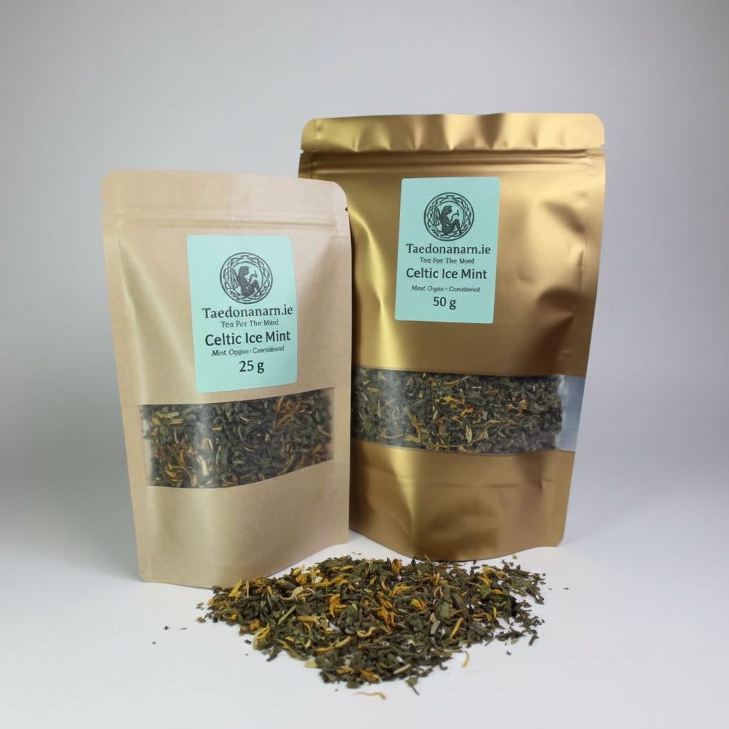 Celtic Ice Mind – Caffeine-Free Herbal Mint Tea for Clarity & Digestion