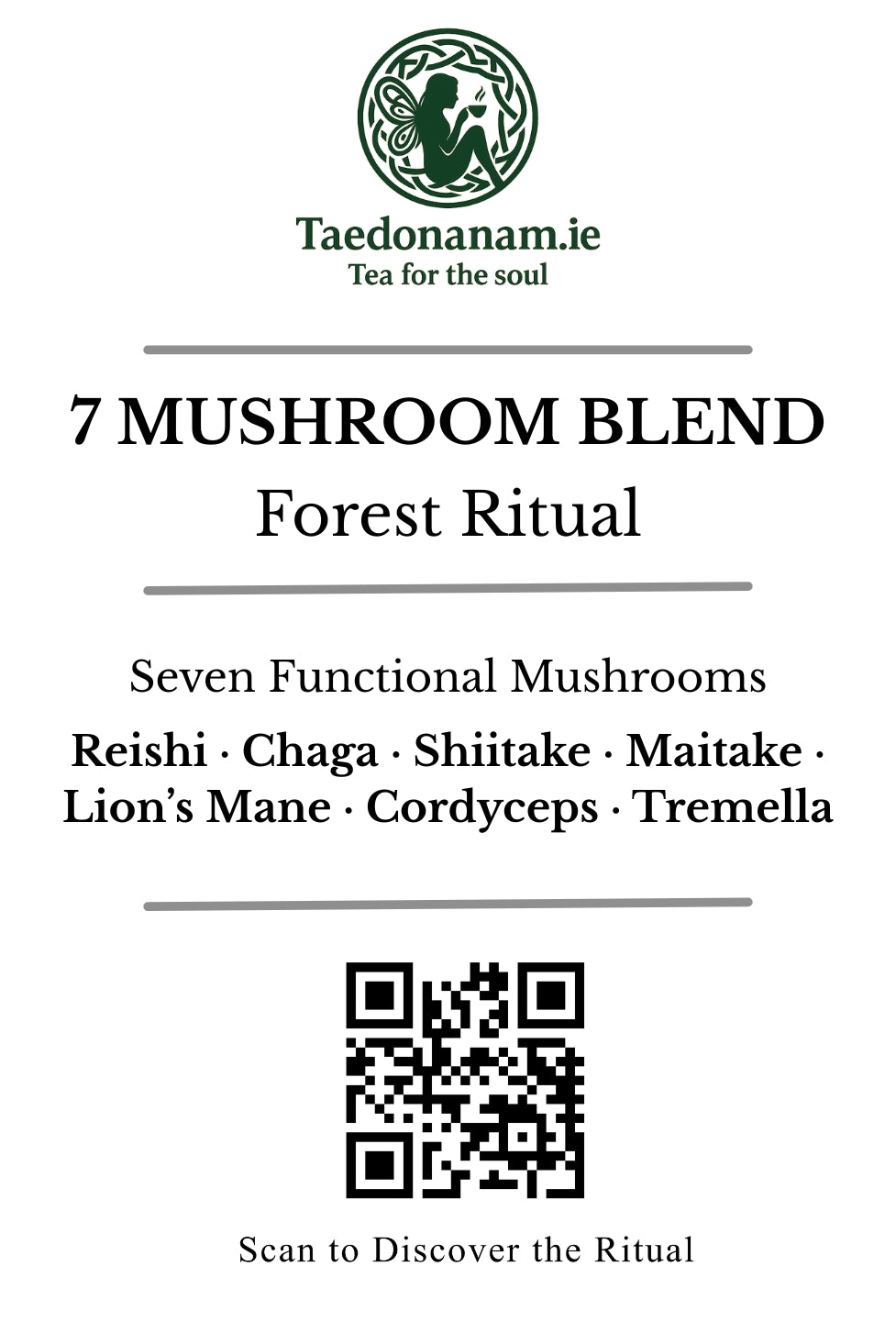 7 MUSHROOM BLEND Forest Ritual