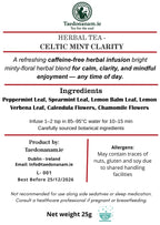 Celtic Mint Clarity – Herbal Mint Tea for Digestion & Mental Clarity | Gile na mBaintreacha