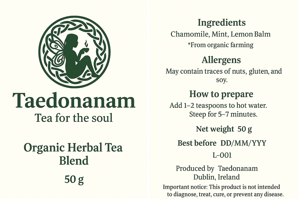 Celtic Ice Mind – Caffeine-Free Herbal Mint Tea for Clarity & Digestion