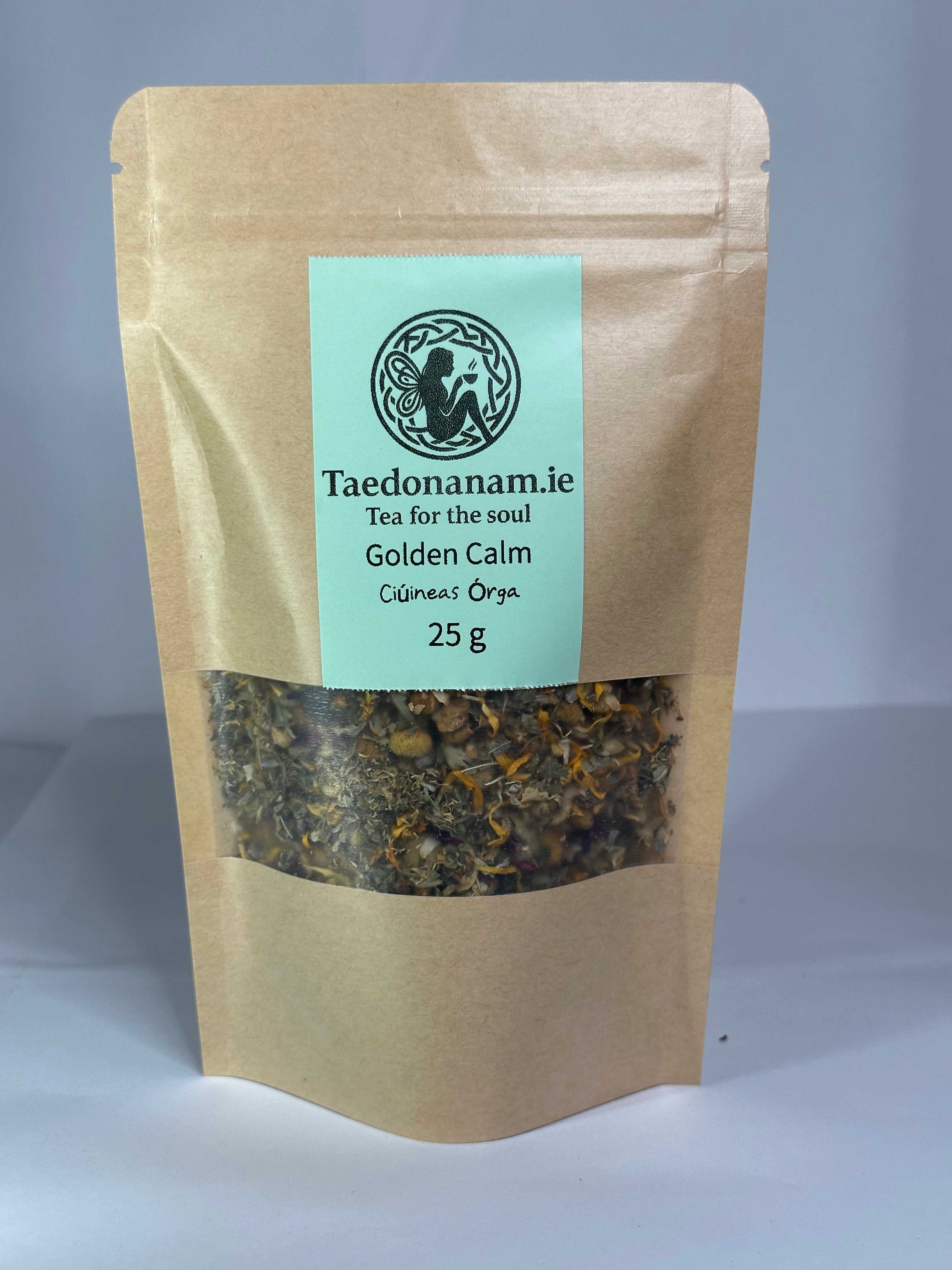 Golden Calm | Síocháin Órga | Harmonizing Floral Blend for Stress & Digestion