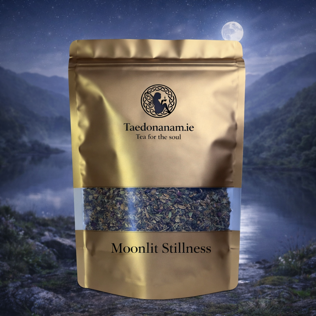 Moonlit Stillness | Ciúnas na Gealaí | Lunar Ritual Tea for Deep Rest