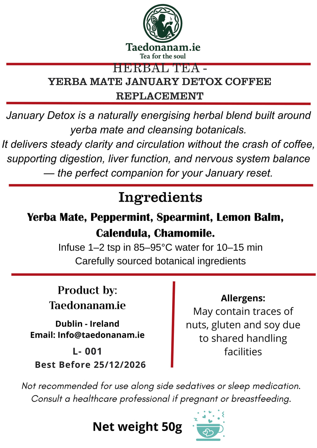 Yerba Mate January Detox Coffee Replacement